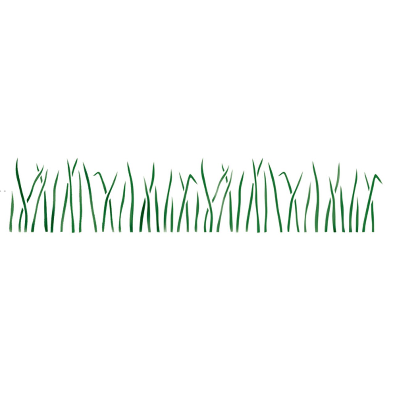 Grass Wall Stencil | 1960 by Designer Stencils | Outdoor Stencils | Reusable Art Craft Stencils for Painting on Walls, Canvas, Wood | Reusable Plastic Paint Stencil for Home Makeover | Easy to Use & Clean Art Stencil